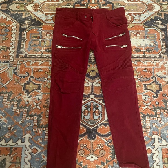 Balman Paris Men's red chorduroy  Size 39 - Picture 3 of 5